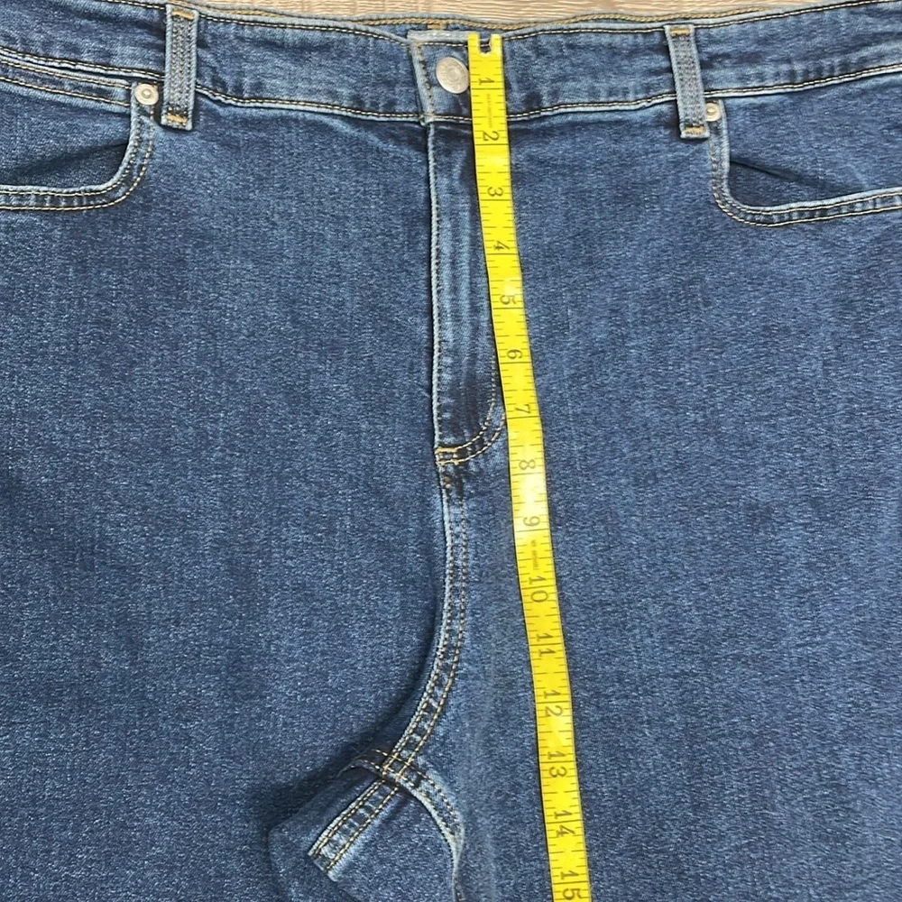 NWOT L.L. Bean Classic Fit Denim Jeans High Rise Straight Leg 20W